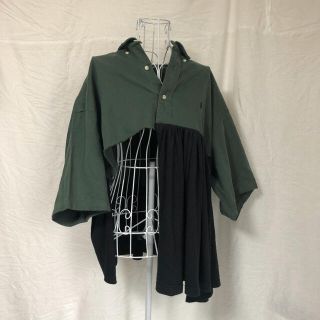 デプト(DEPT)の最終値下  vintage remake  POLO big フリル シャツ(シャツ/ブラウス(長袖/七分))