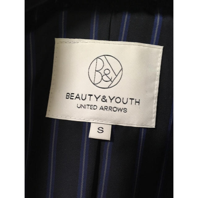 BEAUTY&YOUTH UNITED ARROWS(ビューティアンドユースユナイテッドアローズ)の美品！UNITEDARROWSダブルメルトンチェスターコートユナイテッドアローズ レディースのジャケット/アウター(チェスターコート)の商品写真