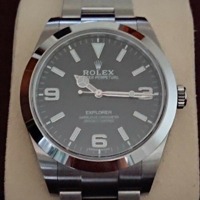 【タイムセール！】 ROLEX - （国内正規) エクスプローラー1 ②ラパンゴールド。ロレックス 腕時計(アナログ)