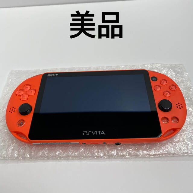 良品 PSVITA ネオンオレンジ PCH-2000 ZA24 ゲーム機 本体-