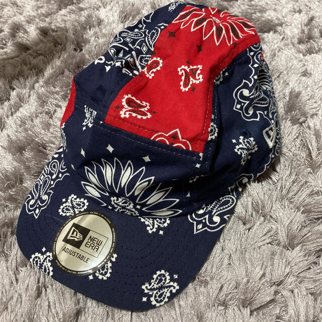 【美品】ニューエラ　new era キャップ　ペイズリー柄　フリーサイズ