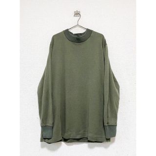 マルタンマルジェラ(Maison Martin Margiela)のdead stock 希少最大サイズ ベルギー軍 モックネック カットソー(ミリタリージャケット)