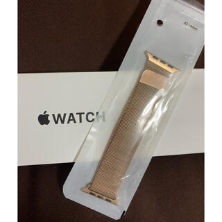 アップルウォッチ(Apple Watch)のApplewatch メタルバンド ミラネーゼループ ローズゴールド(腕時計)
