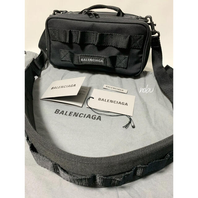 新品【 BALENCIAGA 】ARMY CAMERA BAG ブラック