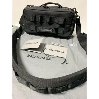 バレンシアガ(Balenciaga)の新品【 BALENCIAGA 】ARMY CAMERA BAG ブラック(ショルダーバッグ)