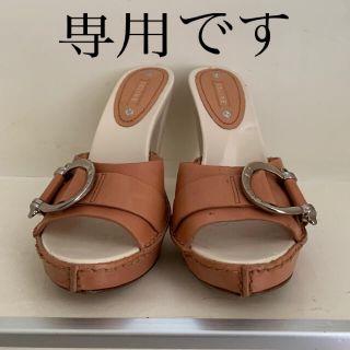 セリーヌ(celine)の【専用】セリーヌのミュールとミュウミュウのサンダル(サンダル)