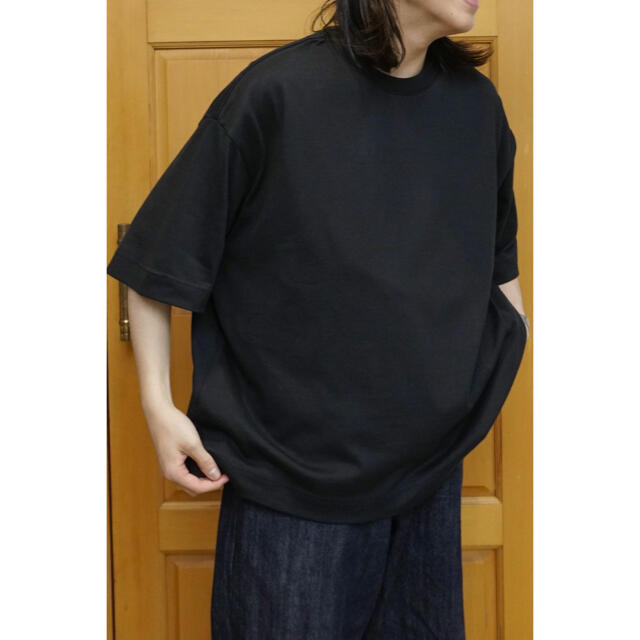 21ss EVCON WIDE S/S T SHIRT BLACK 3 L XL 1