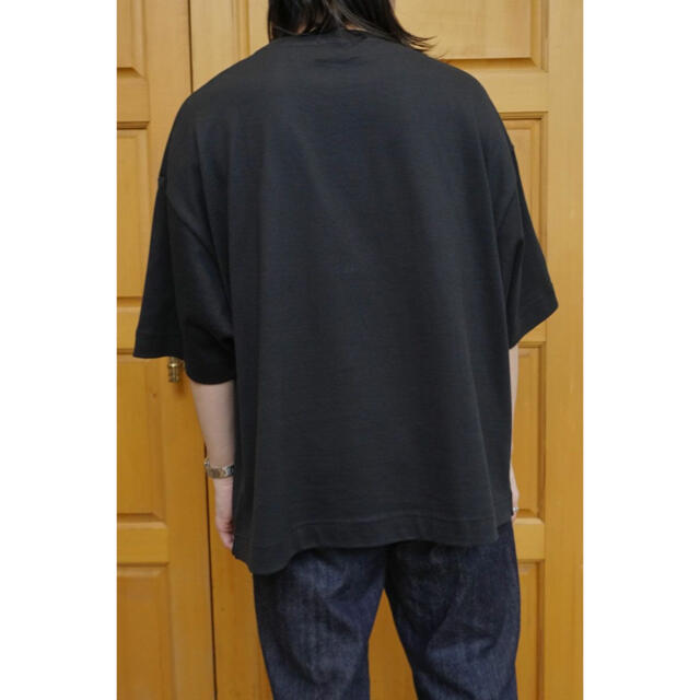 21ss EVCON WIDE S/S T SHIRT BLACK 3 L XL 5