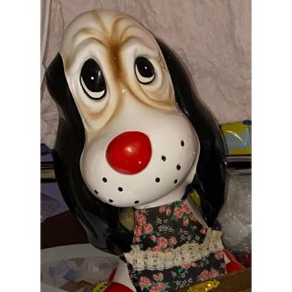 昭和レトロ ワンちゃんの靴べら入れ 置物゚・*:.。. .。.:*・゜の通販 by ...