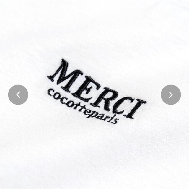 cocotte paris  ココットパリ　MERCI tシャツ レディースのトップス(Tシャツ(半袖/袖なし))の商品写真