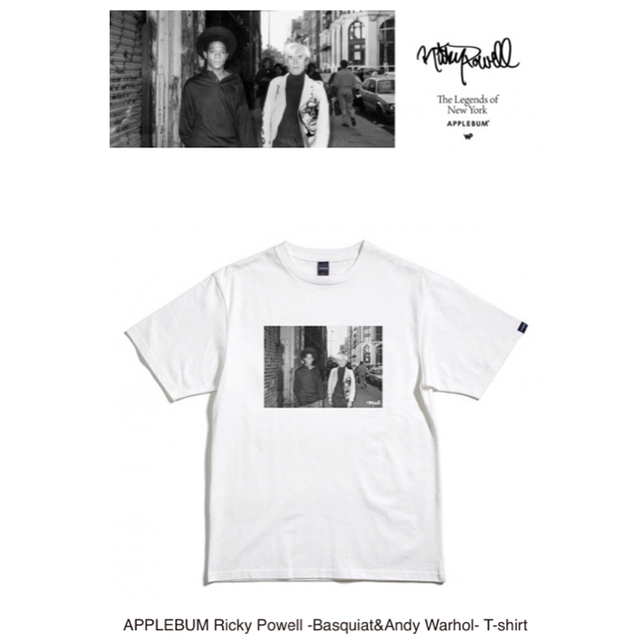 APPLEBUM(アップルバム)のAPPLEBUM RickyPowell Basquiat&AndyWarhol メンズのトップス(Tシャツ/カットソー(半袖/袖なし))の商品写真