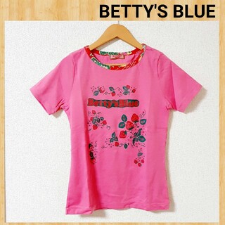 ベティーズブルー(BETTY'S BLUE)のBETTY'S BLUE ベティーズブルー 半袖 ロゴTシャツ 未使用 9(Tシャツ(半袖/袖なし))