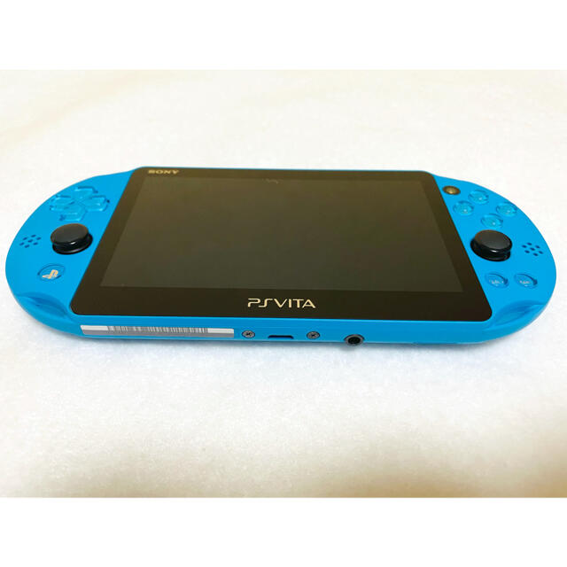 人気の中古 ☆新品同様 完品☆PS Vita PCH-2000 ZA23 アクアブルー