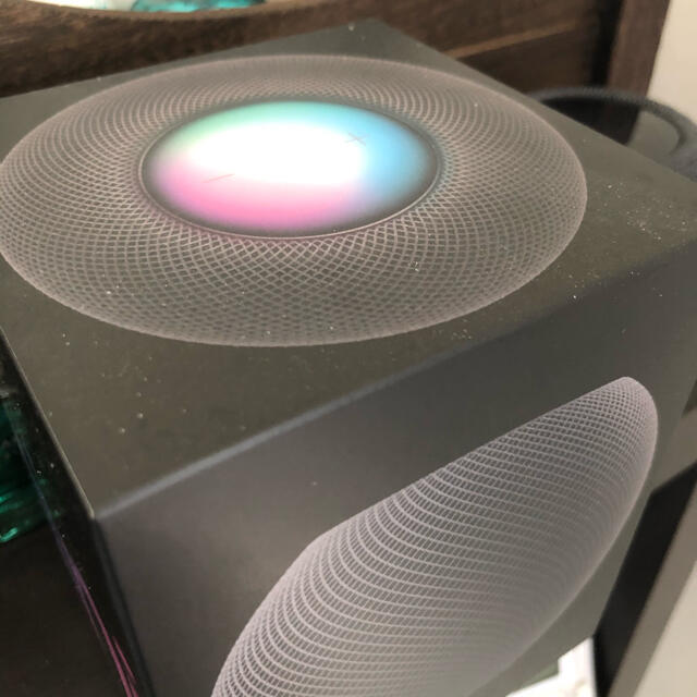 Apple(アップル)のhome pod mini 黒 スマホ/家電/カメラのオーディオ機器(スピーカー)の商品写真