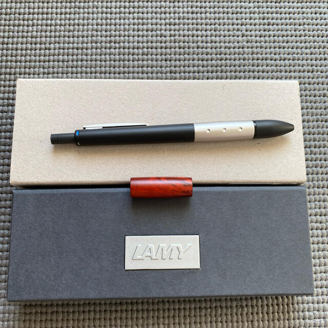 LAMY(ラミー)のsubsea様専用ラミー　4pen ブラック　ブライヤーグリップ付き インテリア/住まい/日用品の文房具(ペン/マーカー)の商品写真