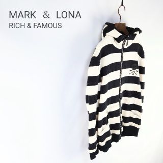 マークアンドロナ(MARK&LONA)の専用MARK ＆ LONA　ボーダーパーカー　RICH & FAMOUS(パーカー)