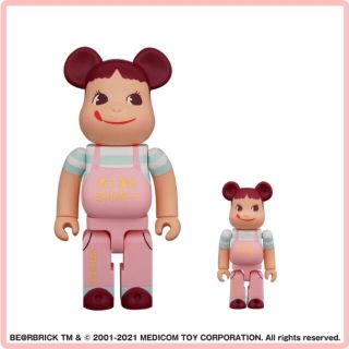 メディコムトイ(MEDICOM TOY)のBE@RBRICKファミリータウンペコちゃん 100％ ＆ 400％　不二家(その他)