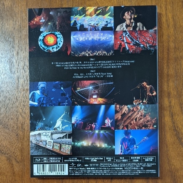 ACIDMAN：武道館ライブ2点　DVD