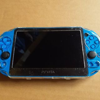 プレイステーションヴィータ(PlayStation Vita)のvita　ブルー　PCH-2000　美品(家庭用ゲーム機本体)