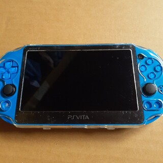プレイステーションヴィータ(PlayStation Vita)のvita　ブルー　PCH-2000　美品(家庭用ゲーム機本体)