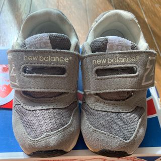 ニューバランス(New Balance)のニューバランス　キッズ　15.5  グレー　スニーカー(スニーカー)