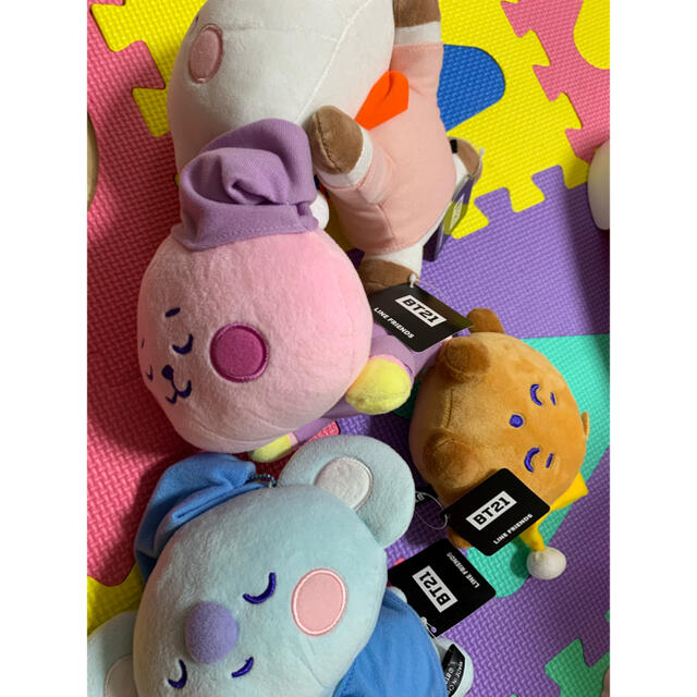 モーリーファンタジー　　BT21おやすみぬいぐるみ　4体セット