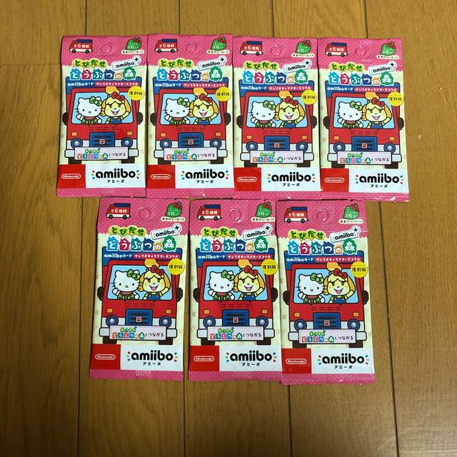 Nintendo Switch(ニンテンドースイッチ)の任天堂 amiiboカード サンリオコラボ 7パック エンタメ/ホビーのゲームソフト/ゲーム機本体(その他)の商品写真