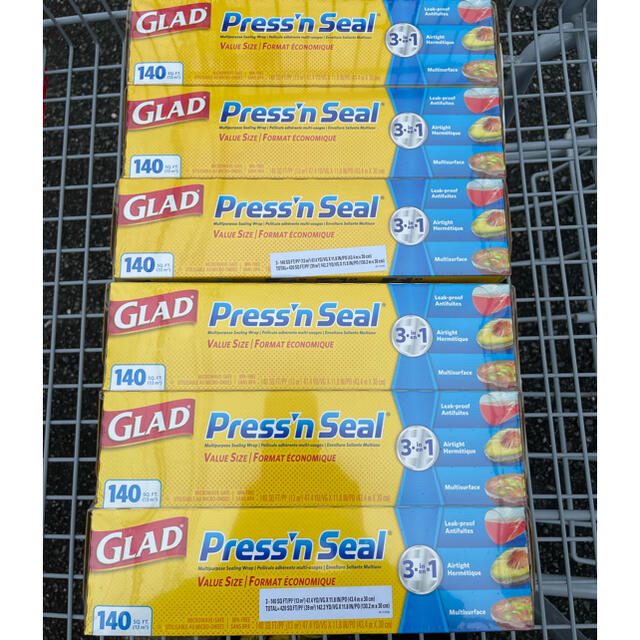 コストコ(コストコ)のGLAD  Pressn Seal コストコ プレス&シール　6本セット インテリア/住まい/日用品のキッチン/食器(収納/キッチン雑貨)の商品写真