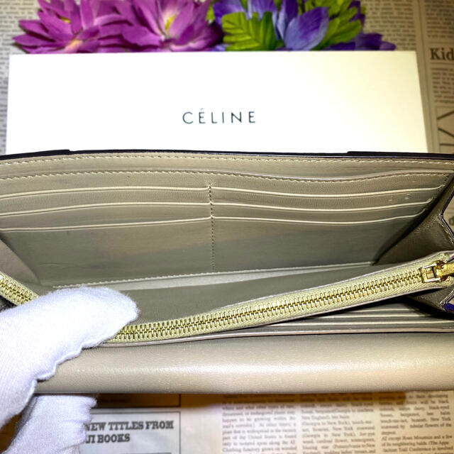 celine(セリーヌ)の✨良品✨ CELINE セリーヌ ラージフラップ マルチファンクション 長財布 レディースのファッション小物(財布)の商品写真