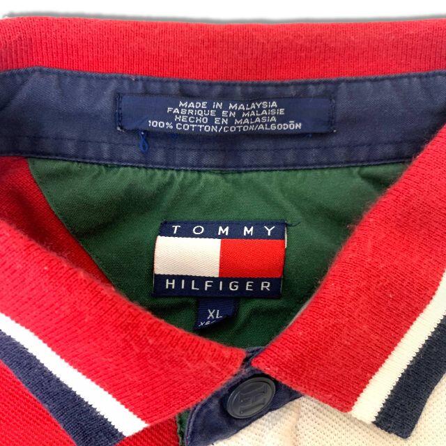 TOMMY HILFIGER(トミーヒルフィガー)の90s トミーヒルフィガー セーリングギア ポロシャツ XL Tommy メンズのトップス(ポロシャツ)の商品写真