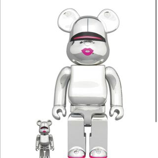 メディコムトイ(MEDICOM TOY)のBE@RBRICK SORAYAMA × 2G SILVER 100&400%(その他)