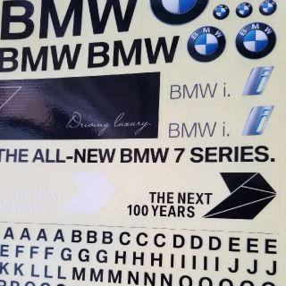 ビーエムダブリュー(BMW)の非売品　BMW透明ステッカーiシリーズ、7シリーズ(カタログ/マニュアル)