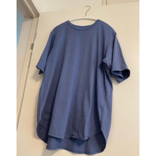 ユニクロ(UNIQLO)のスムースコットンラウンドヘムロングT(Tシャツ(半袖/袖なし))