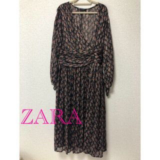 ザラ(ZARA)のZARA花柄ワンピース(ロングワンピース/マキシワンピース)