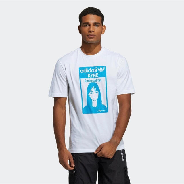 adidas(アディダス)のadidas kyne graphic tee グラフィックTシャツ S メンズのトップス(Tシャツ/カットソー(半袖/袖なし))の商品写真