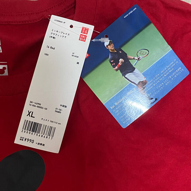 UNIQLO(ユニクロ)のTシャツ ミッキーコラボ テニス メンズのトップス(Tシャツ/カットソー(半袖/袖なし))の商品写真