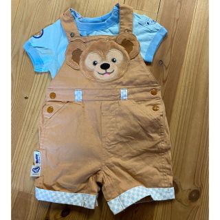 ディズニー(Disney)の専用　ダッフィーカバーオール　12-18m(ロンパース)