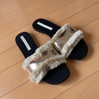 ザラ(ZARA)のZARA❤︎フリンジサンダル(サンダル)