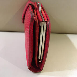 ヴィトン(LOUIS VUITTON) がま口 財布(レディース)（レッド/赤色系）の