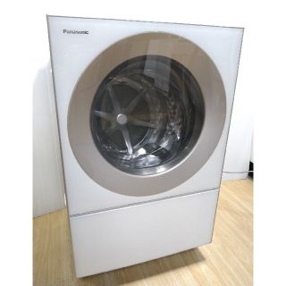 パナソニック(Panasonic)のドラム式洗濯機　ななめドラム　キューブル　ナノイー搭載　かわいい人気デザイン(洗濯機)