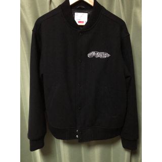 サイズMSupreme delta logo varsity jacket M