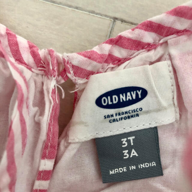 Old Navy(オールドネイビー)のOLD NAVY 3T ティアード ワンピース キッズ/ベビー/マタニティのキッズ服女の子用(90cm~)(ワンピース)の商品写真