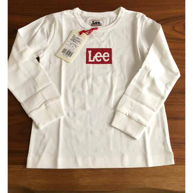 Lee(リー)の新品　Lee キッズ　ロンT 120cm 白　ロングTシャツ ホワイト キッズ/ベビー/マタニティのキッズ服女の子用(90cm~)(Tシャツ/カットソー)の商品写真