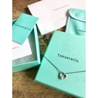 ティファニー(Tiffany & Co.)のティファニー　オープンハート　ペンダント　スターリングシルバー　11mm(ネックレス)