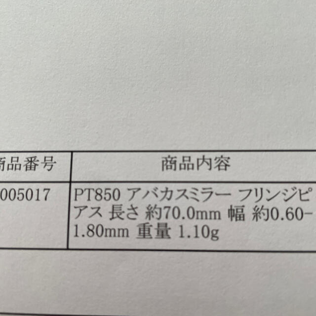 ★ranyさま専用です！★gstv pt850  アバカスミラー　ピアス レディースのアクセサリー(ピアス)の商品写真