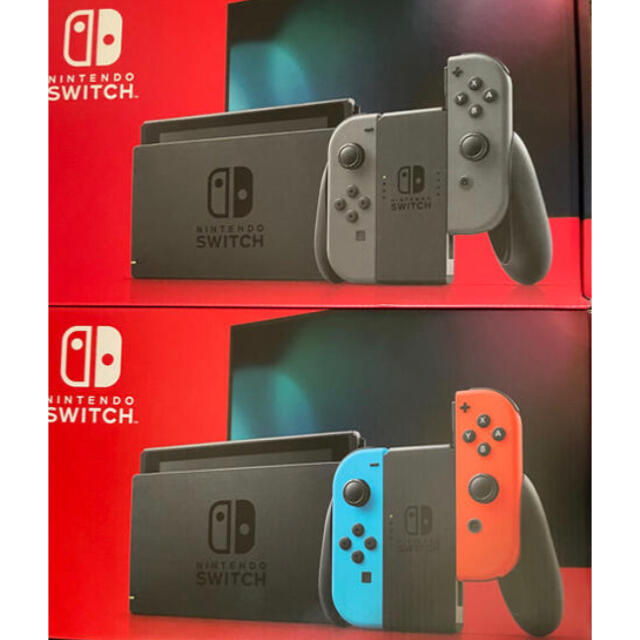 【新品未使用品】switch 任天堂スイッチ　2台セットゲームソフト/ゲーム機本体