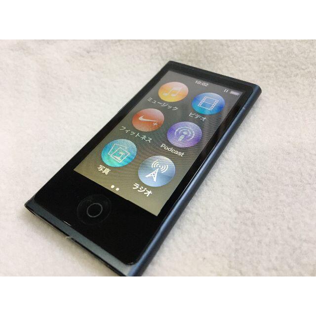 【美品】Apple iPod nano 第7世代 16GB スレート