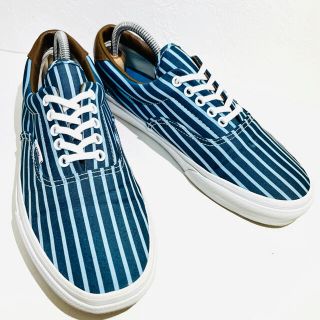 Vans バンズ　Era 59　エラ　ホワイト　ブルー　レディーススニーカー