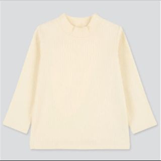 ユニクロ(UNIQLO)のまきちゅん様　専用　リブハイネック　80(ニット/セーター)