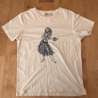 レミレリーフ(REMI RELIEF)のREMI RELIEF レミレリーフ デニムシャツ フラガール 刺繍 Tシャツ(Tシャツ/カットソー(半袖/袖なし))